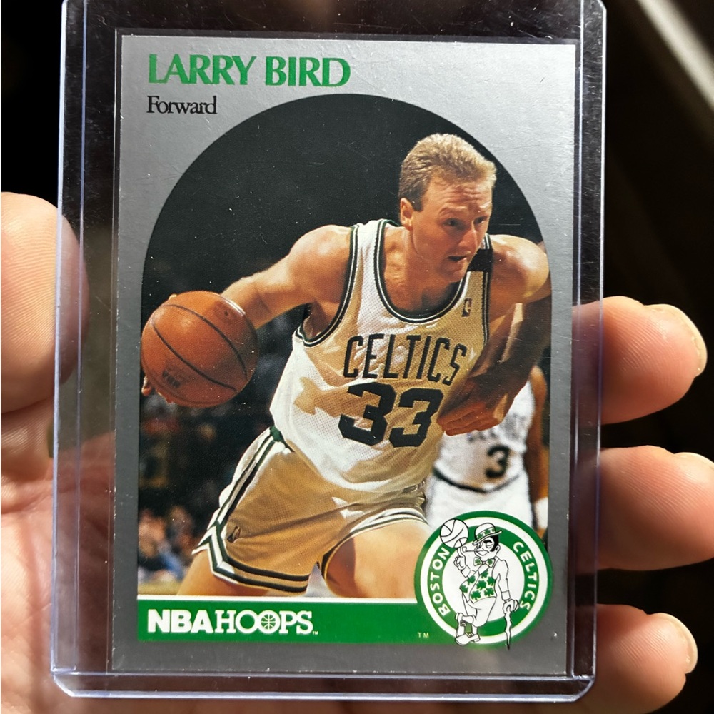 NBA Hoops Larry Bird Trading Card